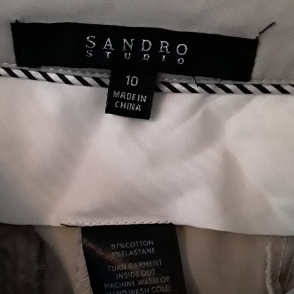 Sando Studio khaki pants size 10 - Picture 4 of 7